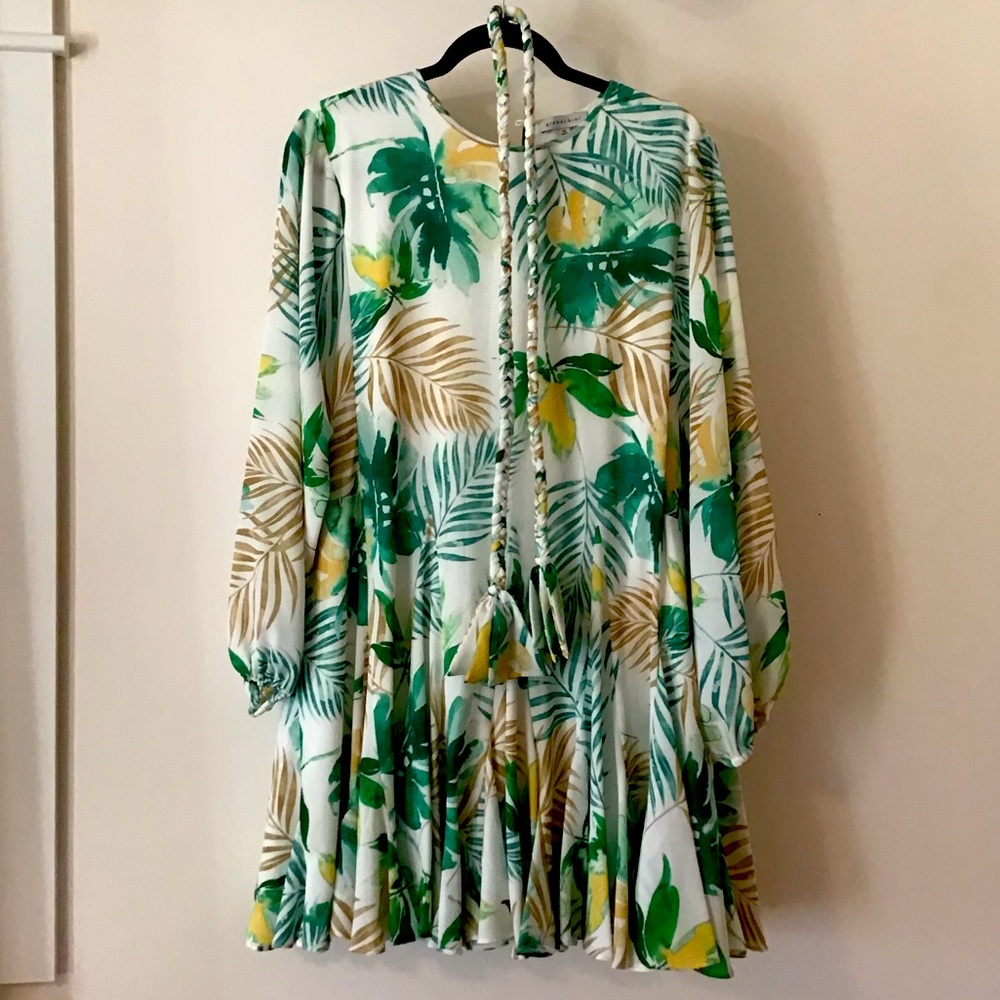 NWOT Gianni Bini Belted Long Sleeve Swing Dress